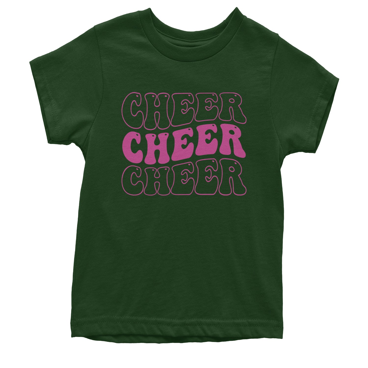 Cheer Cheer Cheer Youth T-shirt Forest Green