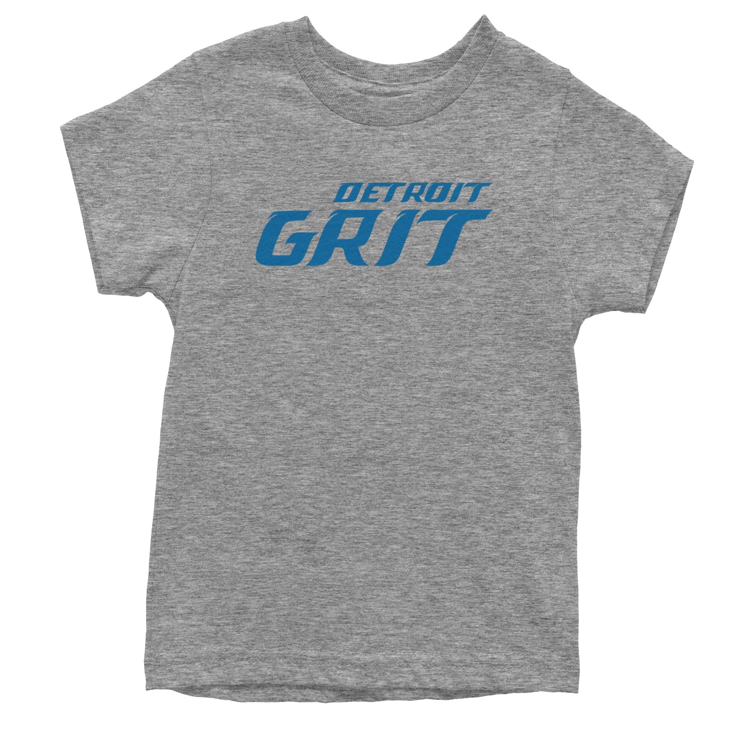 Grit Detroit Football Hard Knocks Youth T-shirt Heather Grey