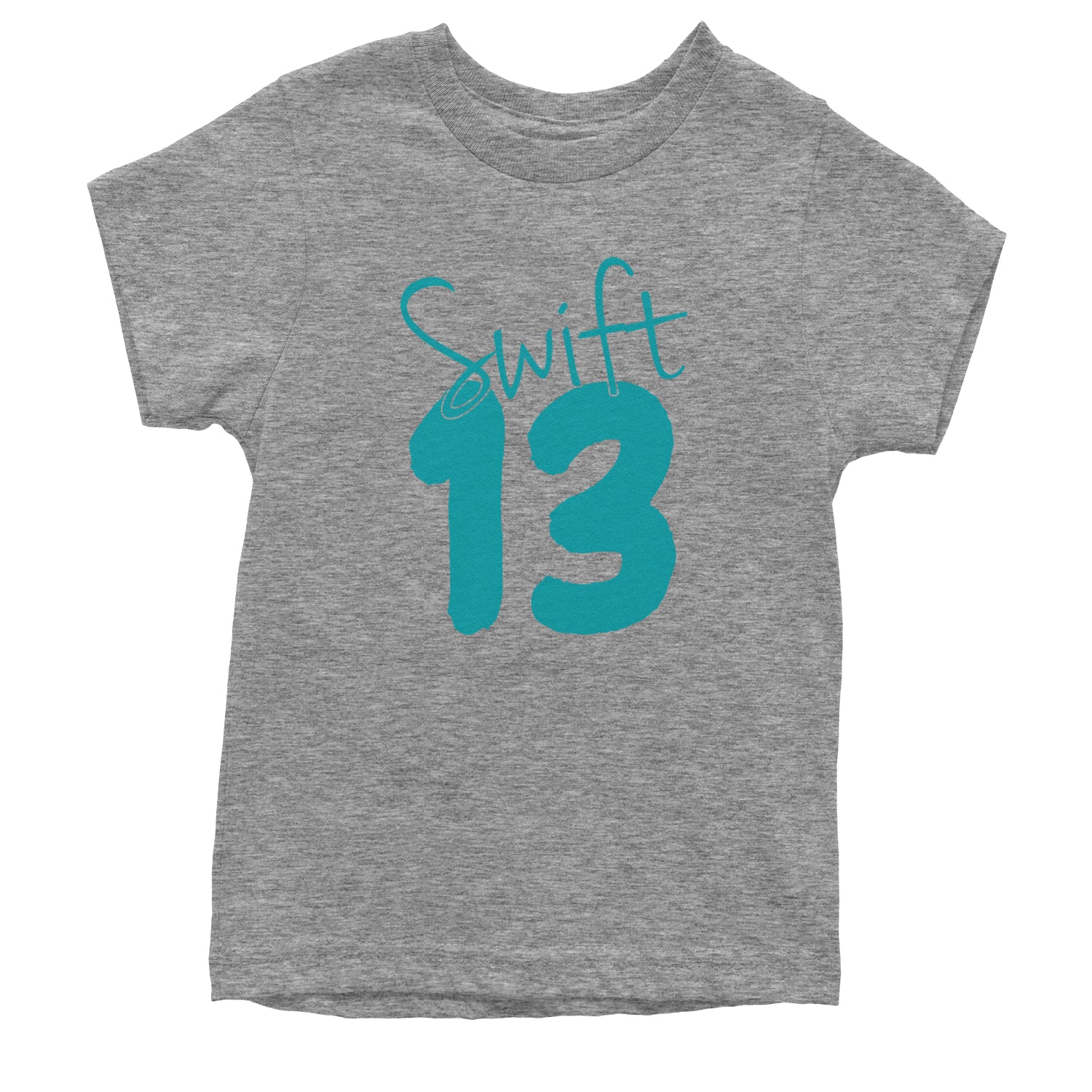 13 Swift 13 Lucky Number Era TTPD Youth T-shirt Heather Grey