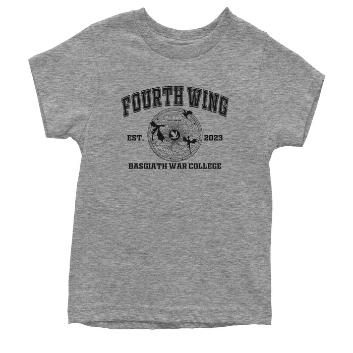 Fourth Wing Basgiath War College Youth T-shirt