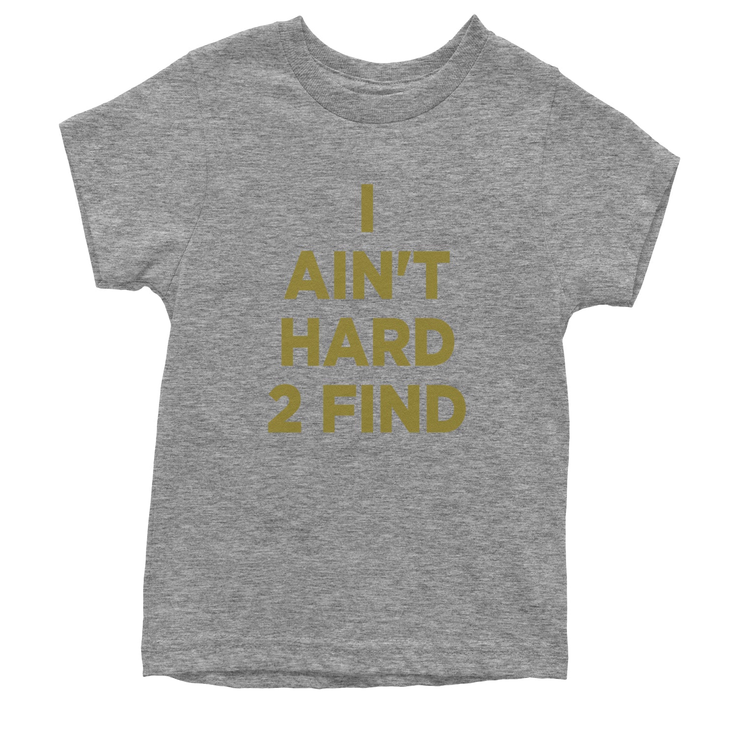 I Ain't Hard To Find Coach Prime Youth T-shirt Heather Grey