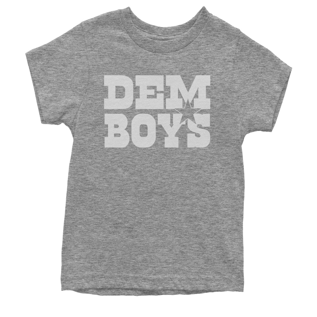 Dem Boys Dallas Football Youth T-shirt Heather Grey