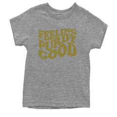 Feeling Purdy Good San Francisco Youth T-shirt Heather Grey