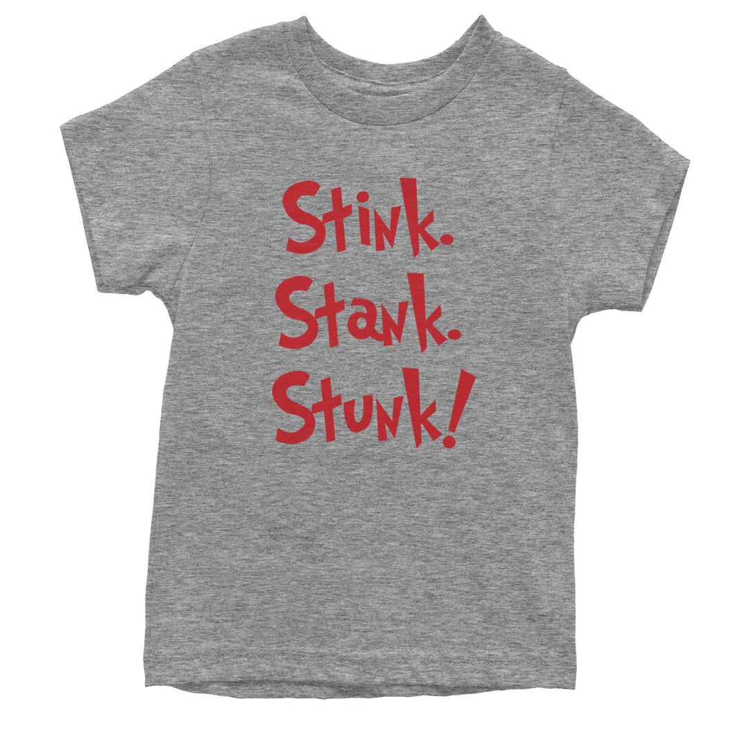 Stink Stank Stunk Gr-nch Youth T-shirt Heather Grey