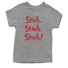 Stink Stank Stunk Gr-nch Youth T-shirt Heather Grey