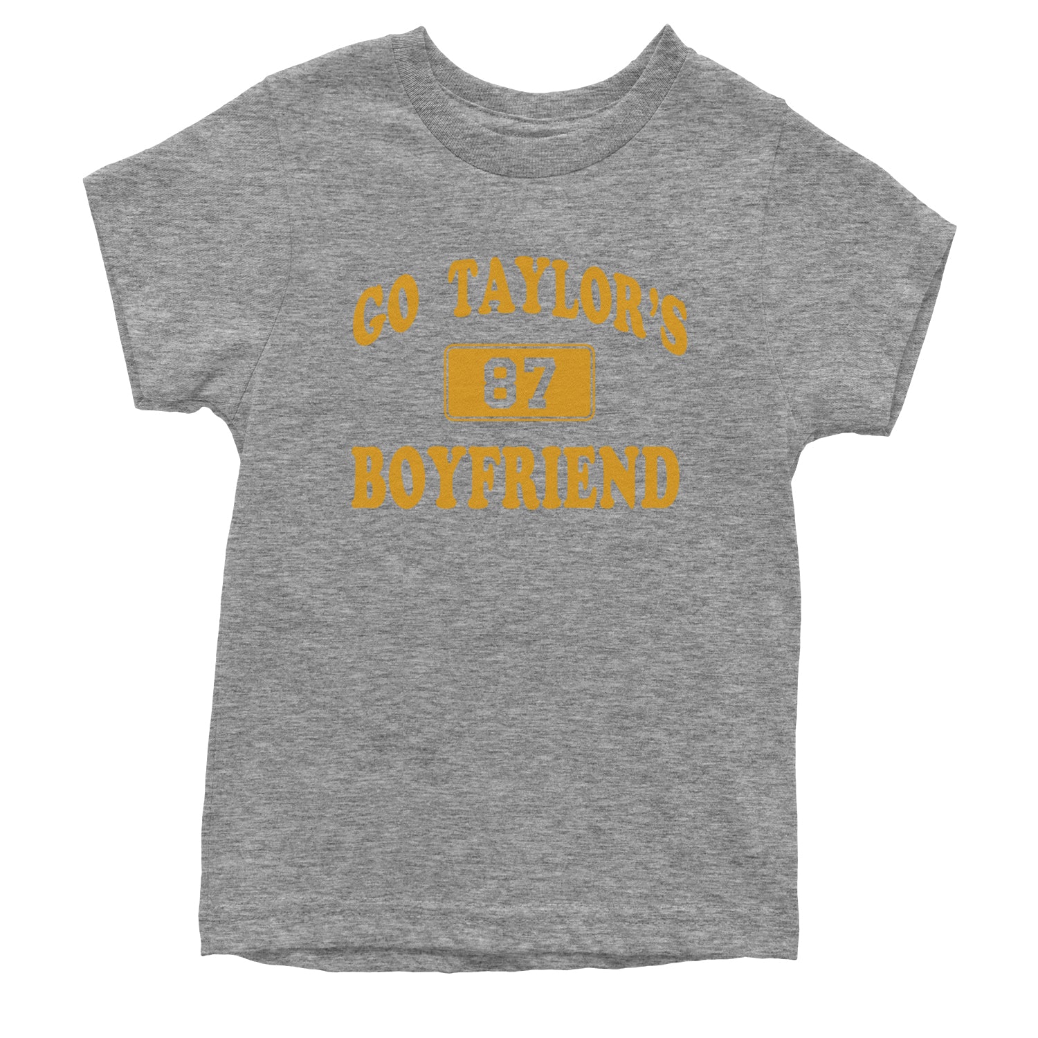 Go Taylor's Boyfriend Kansas City Youth T-shirt Heather Grey