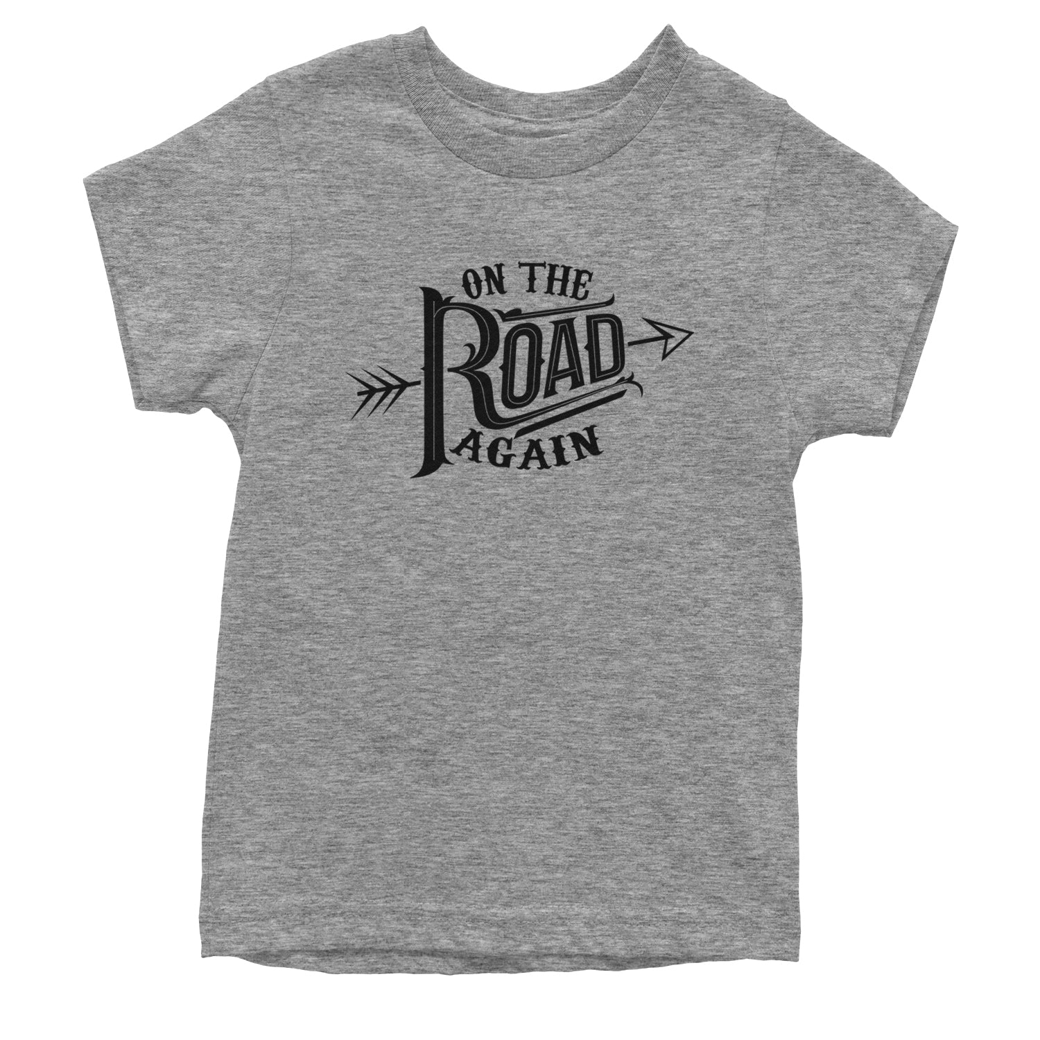 On The Road Again Hippy Country Music Youth T-shirt