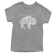 This Girl Has Ties To The Bills Mafia Youth T-shirt Heather Grey