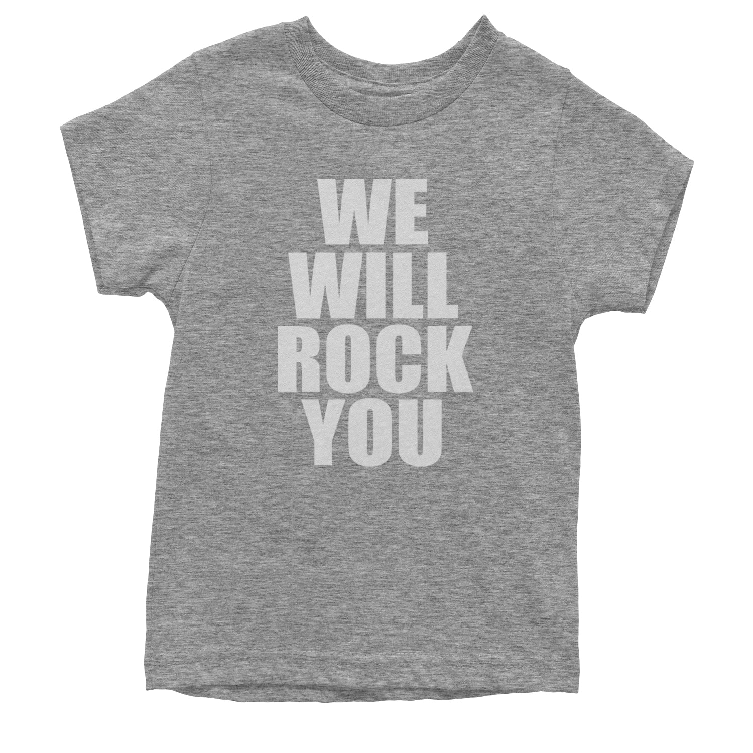 We Will Rock You Youth T-shirt Heather Grey