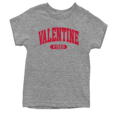 Valentines Vibes Youth T-shirt Heather Grey