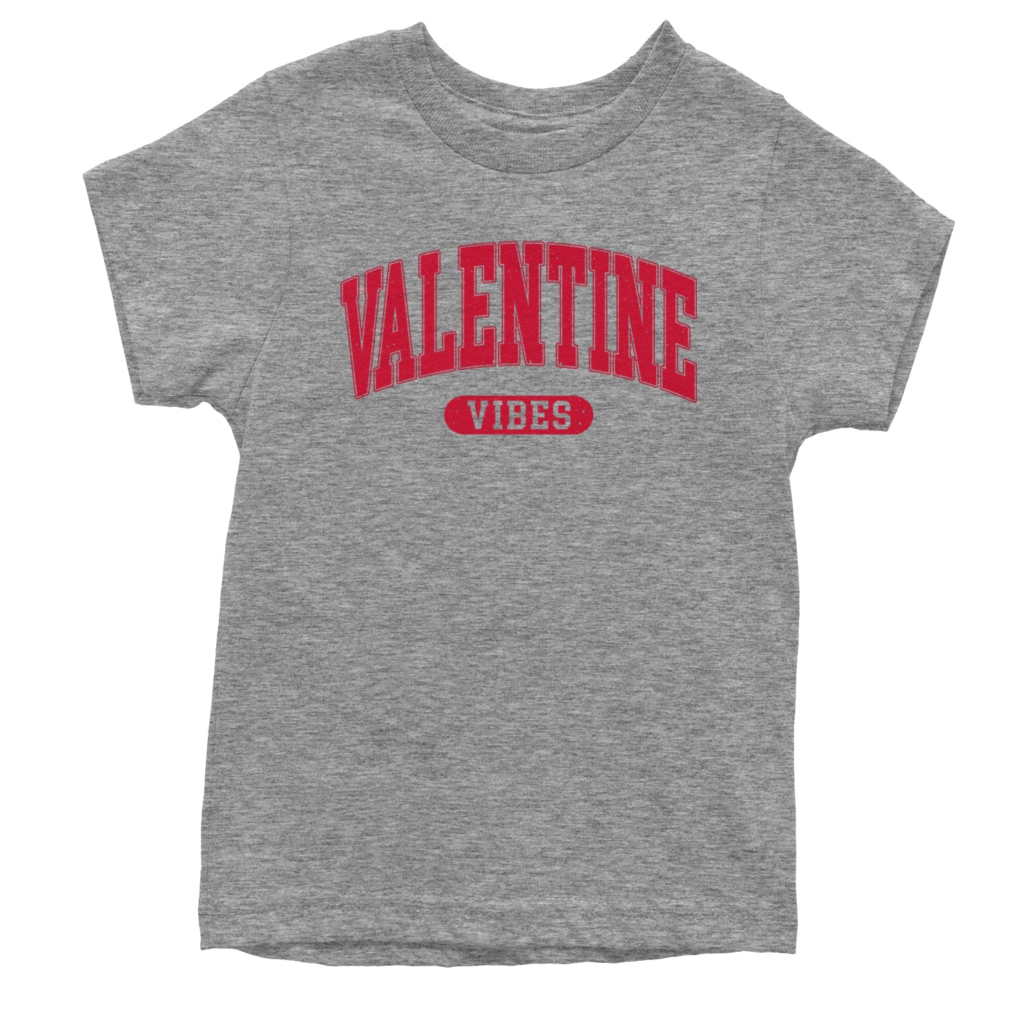 Valentines Vibes Youth T-shirt Heather Grey