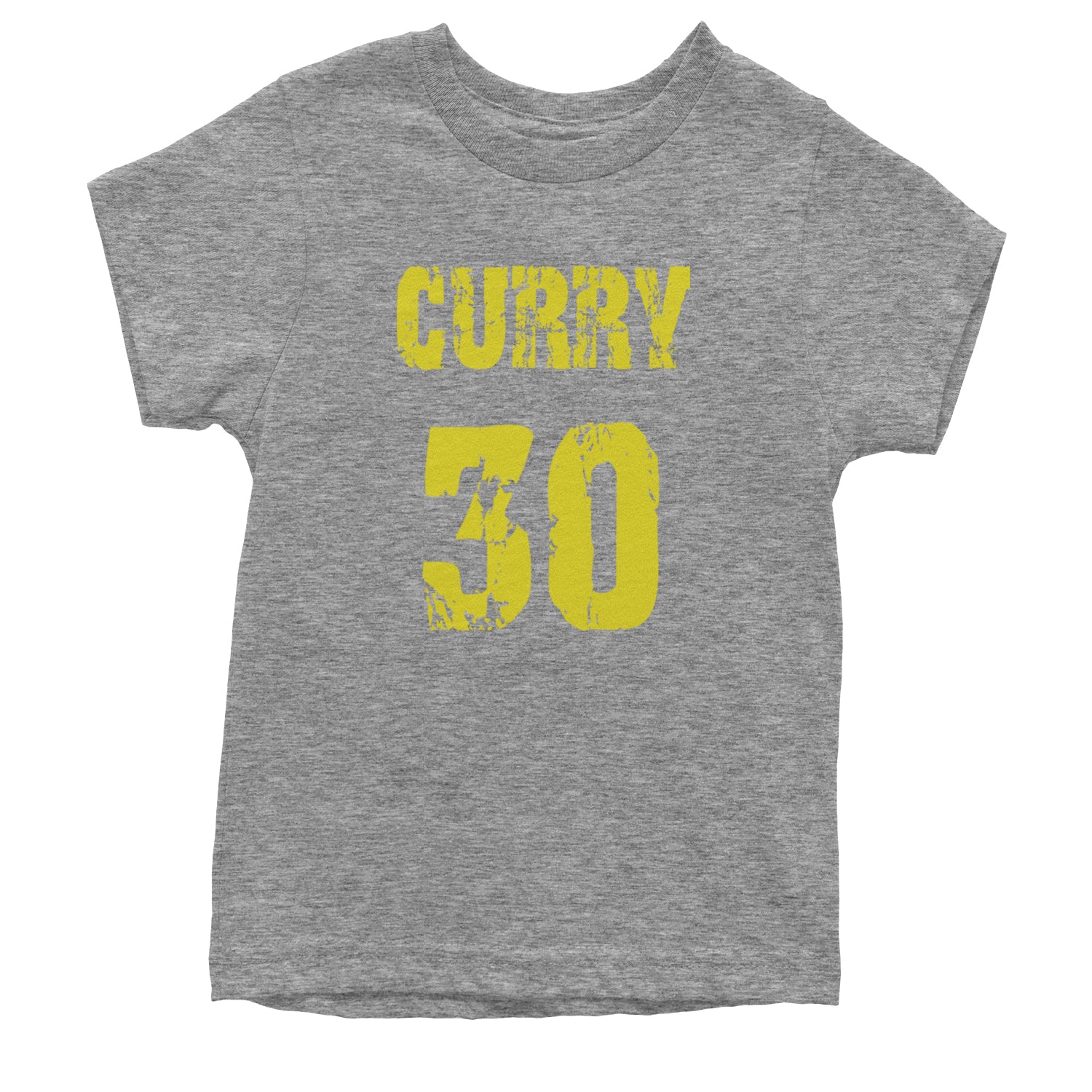 Curry #30 Youth T-shirt Heather Grey