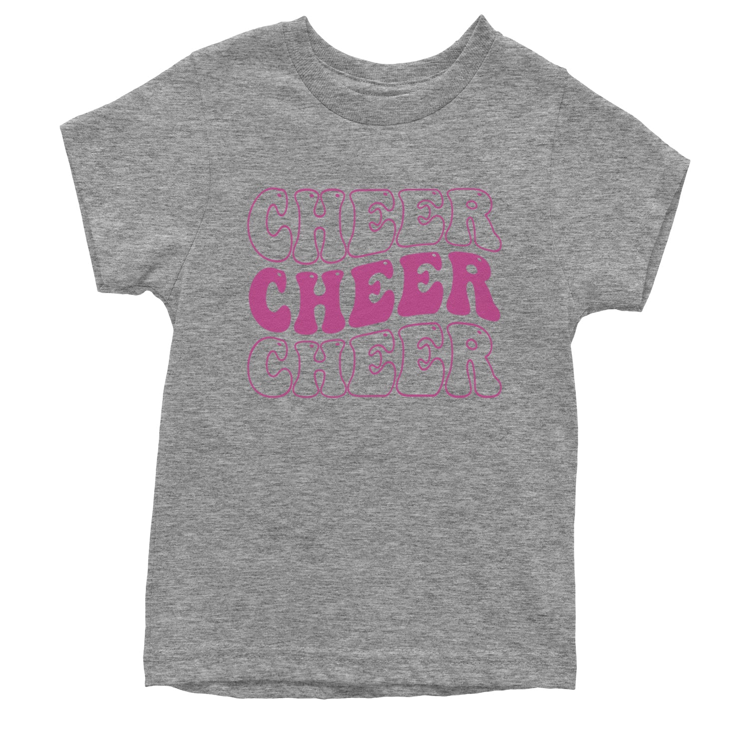 Cheer Cheer Cheer Youth T-shirt Heather Grey