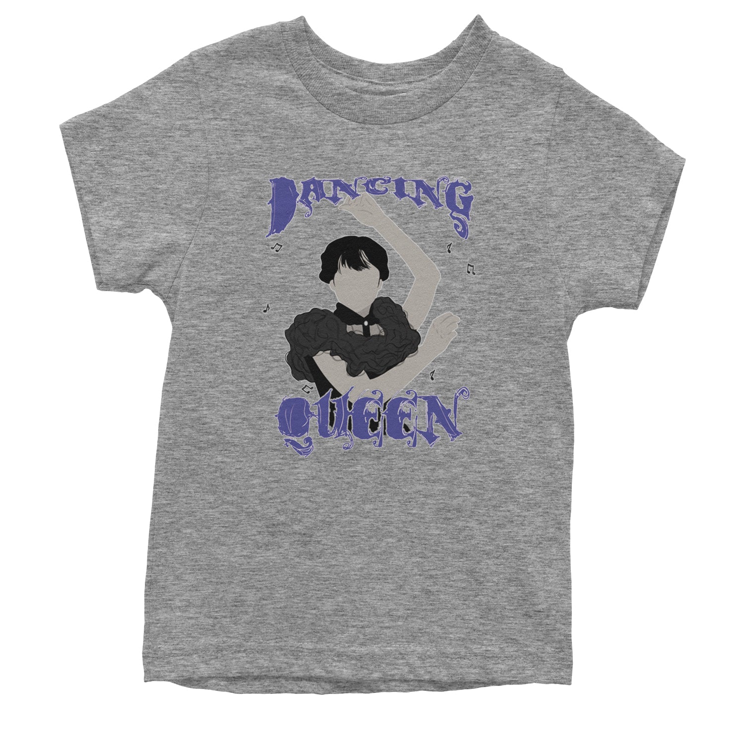 Wednesday Dancing Queen Youth T-shirt Heather Grey