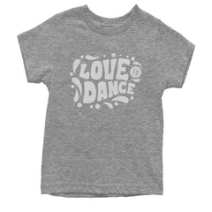 Love To Dance Youth T-shirt Heather Grey