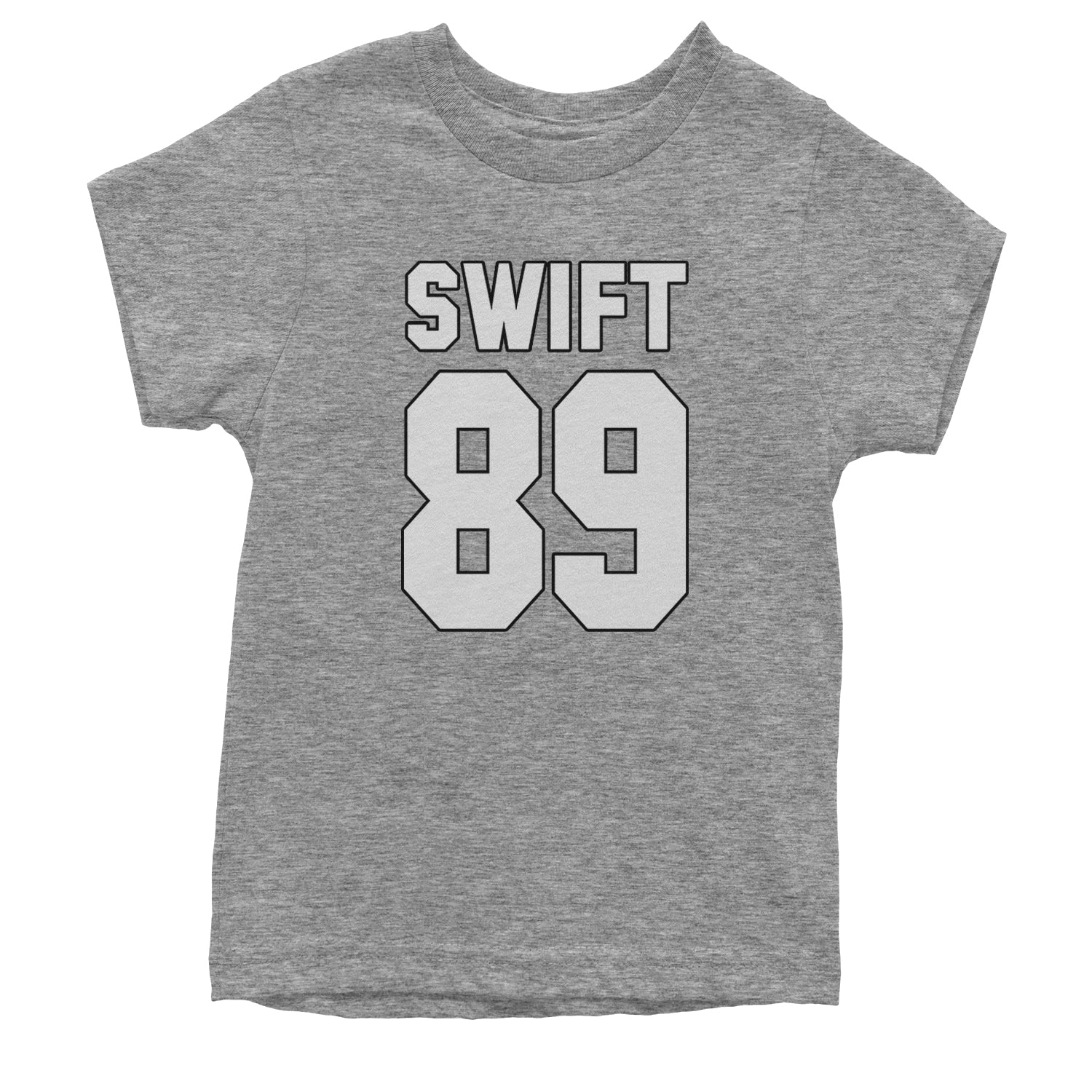 Swift 89 Birth Year Music Fan Era Poets Department Lover Youth T-shirt Heather Grey