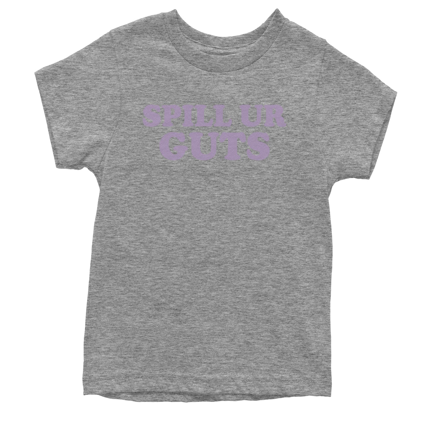 Spill Ur Guts Music Youth T-shirt Heather Grey