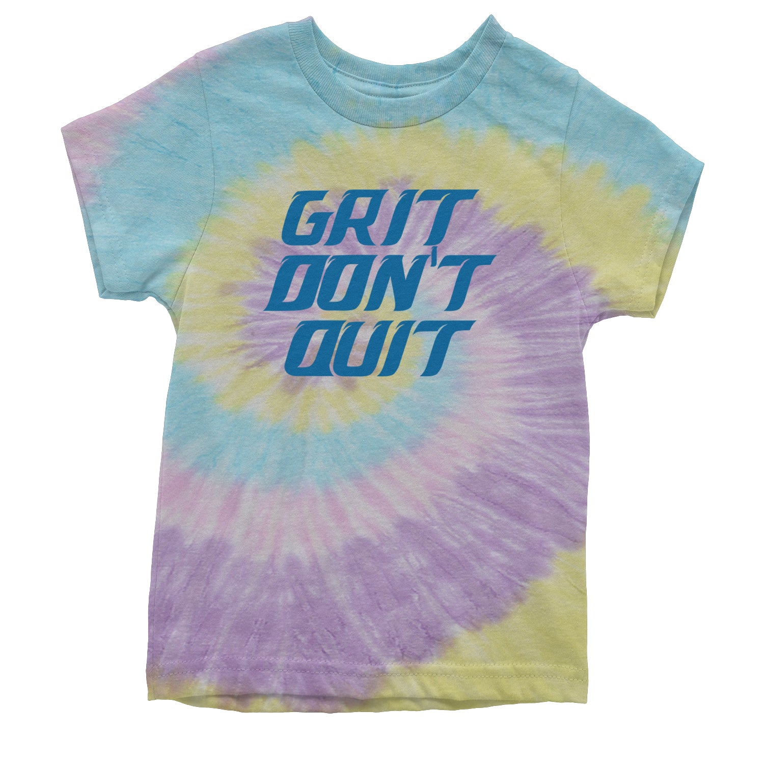 Grit Don't Quit Detroit Grit Youth T-shirt Tie-Dye Jellybean