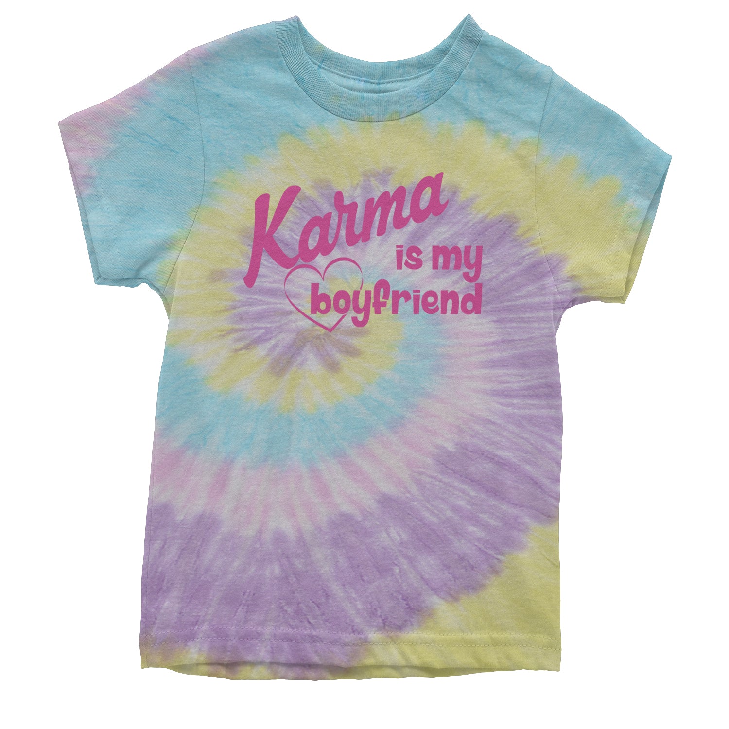 Karma Is My Boyfriend Midnight Eras  Youth T-shirt Tie-Dye Jellybean