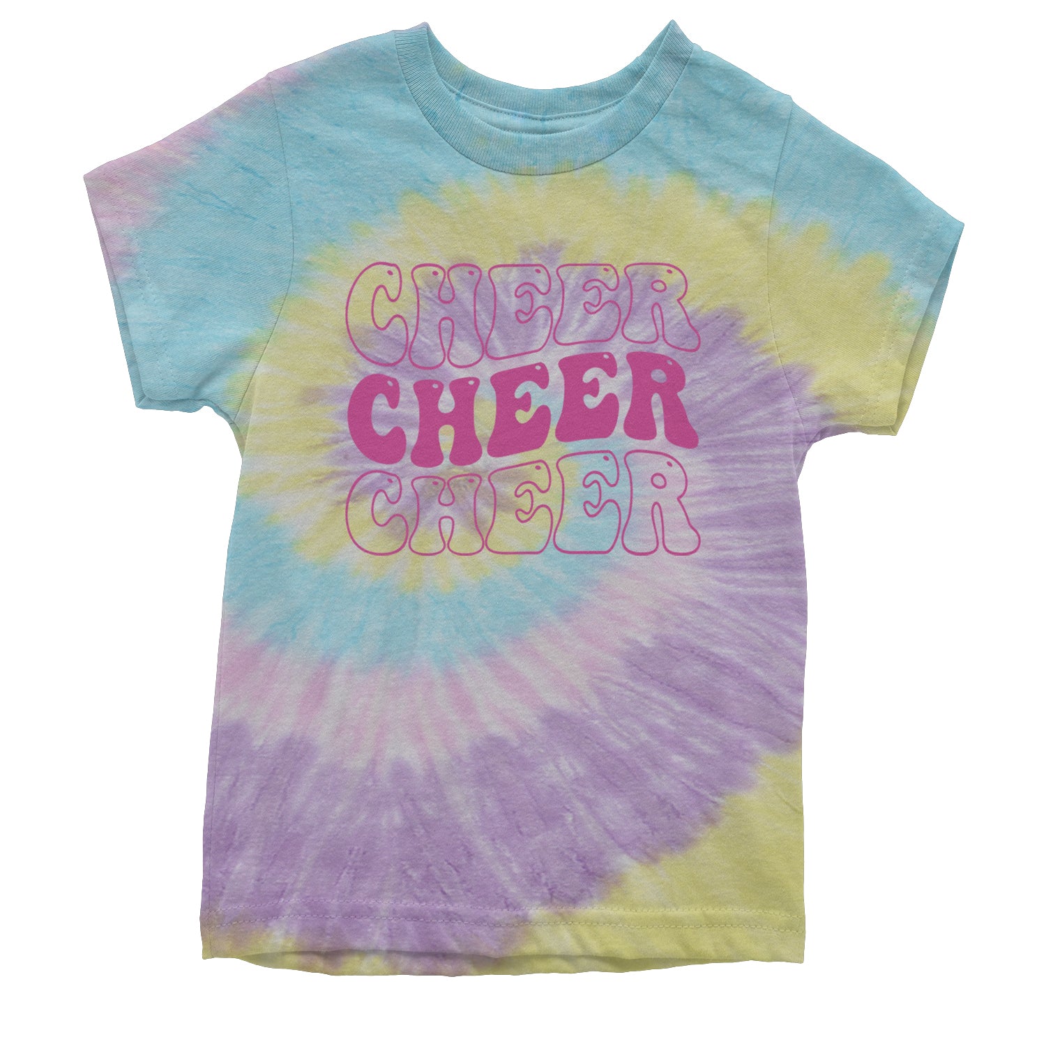 Cheer Cheer Cheer Youth T-shirt Tie-Dye Jellybean