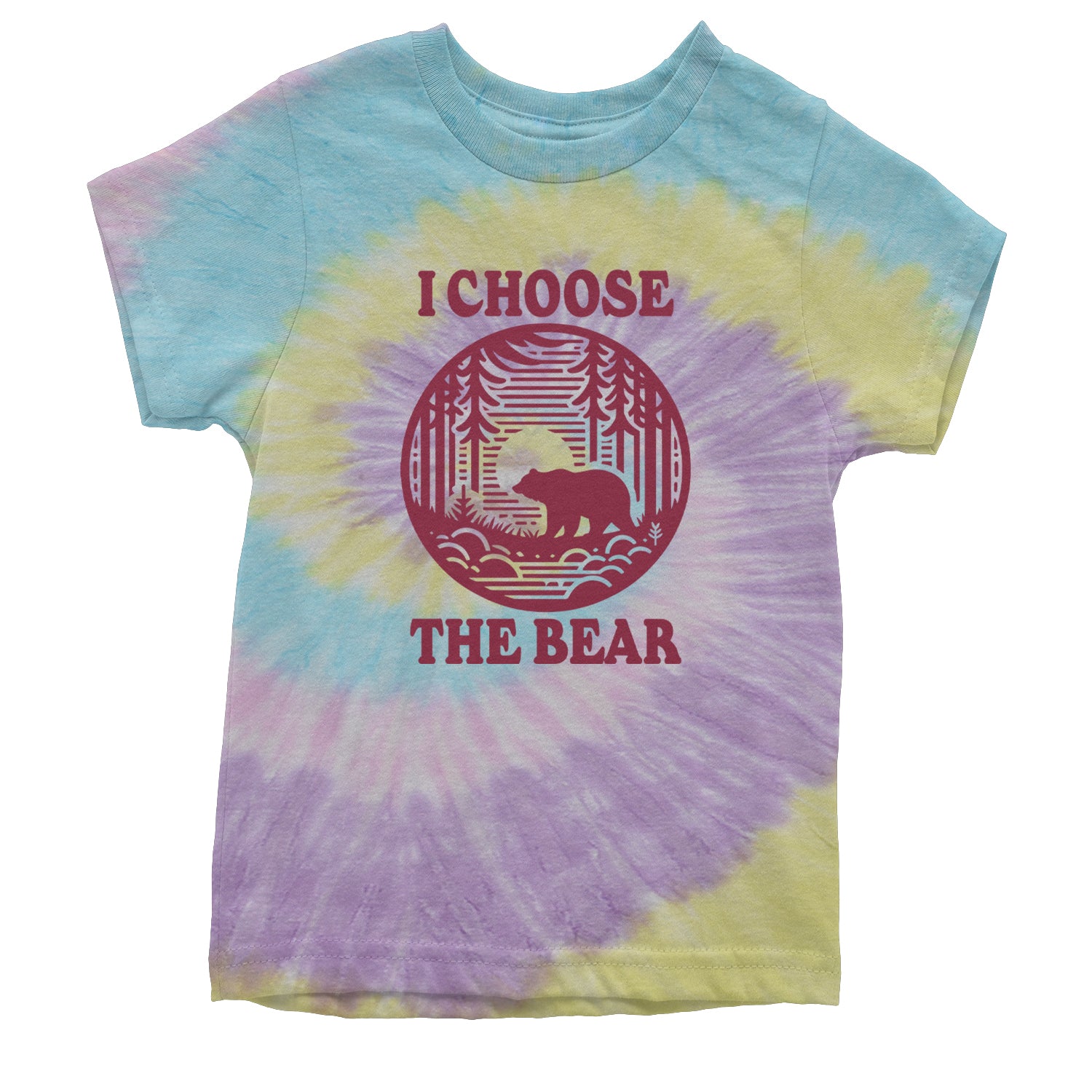 I Choose The Bear Companion Survival Choice Youth T-shirt