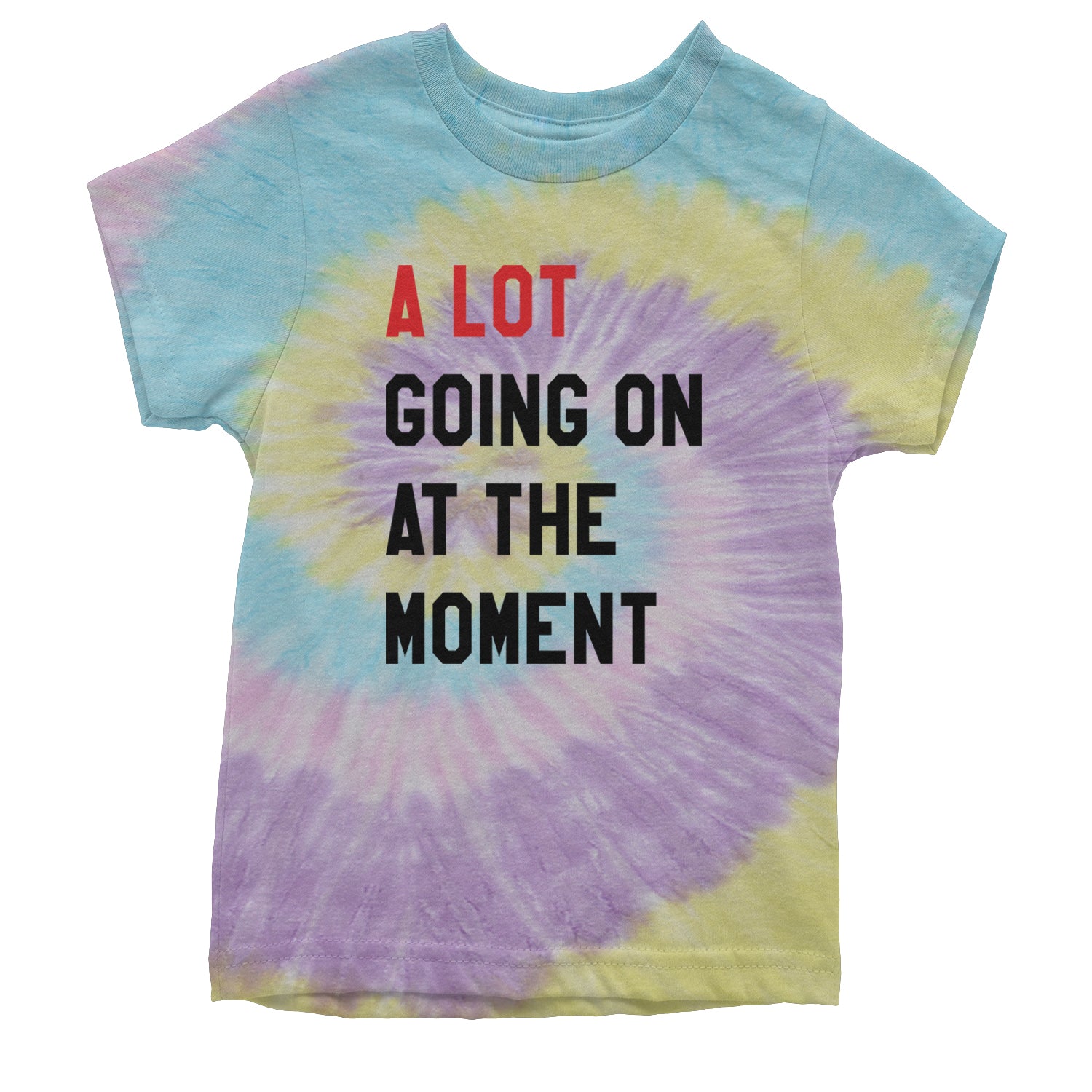 A Lot Going On At The Moment New TTPD Poet Department Youth T-shirt Tie-Dye Jellybean