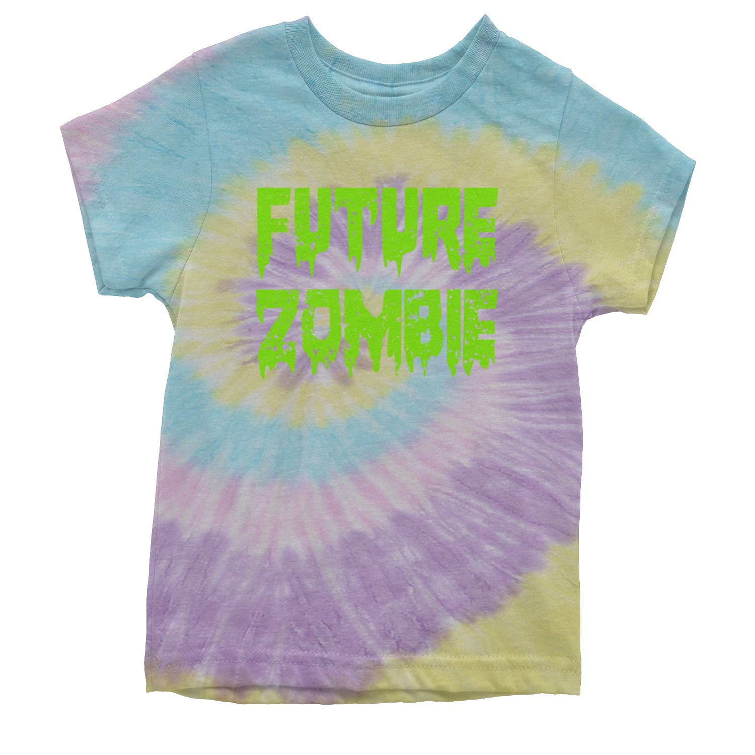 Future Zombie Horror Youth T-shirt Tie-Dye Jellybean