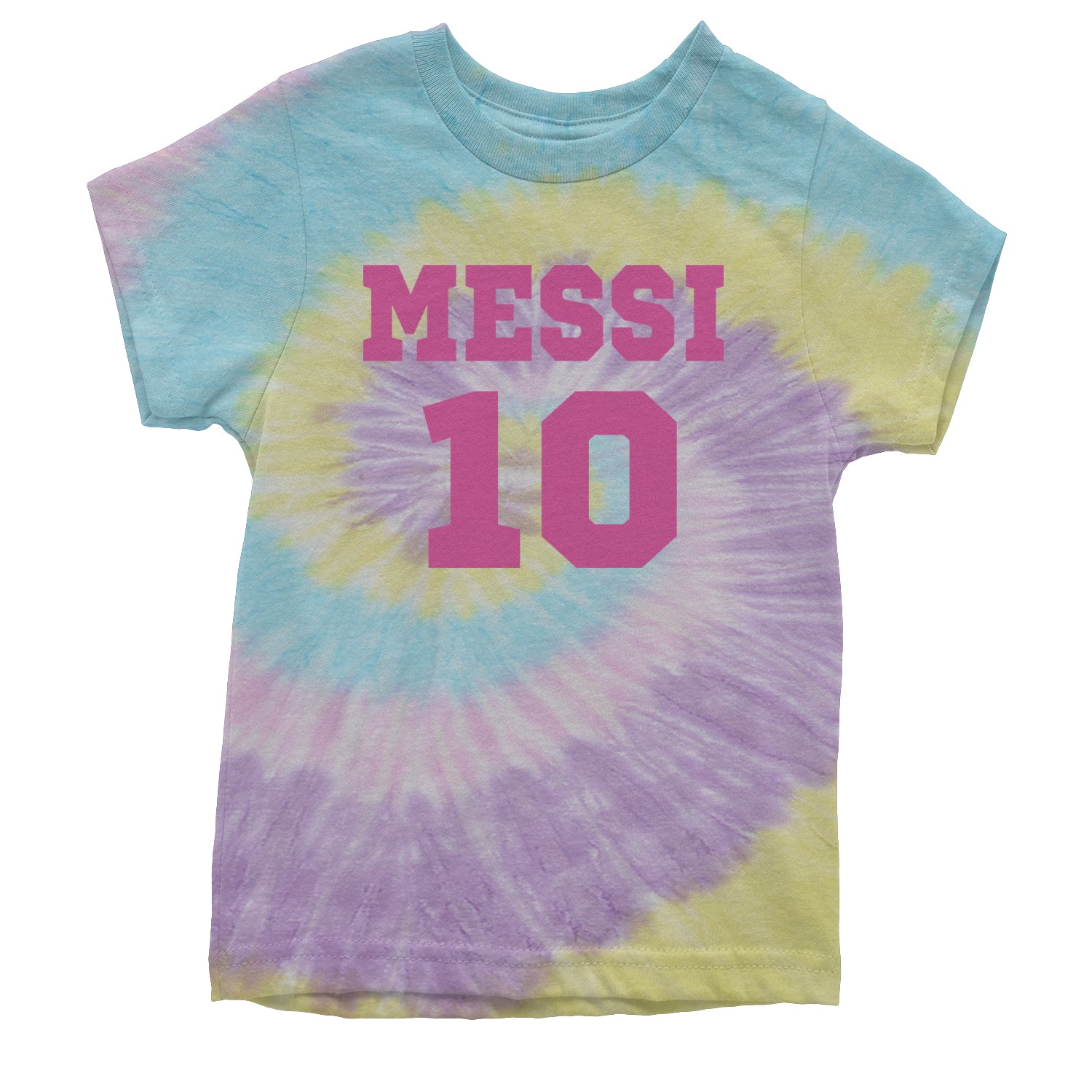 Messi World Soccer Futbol Messiami Youth T-shirt Tie-Dye Jellybean