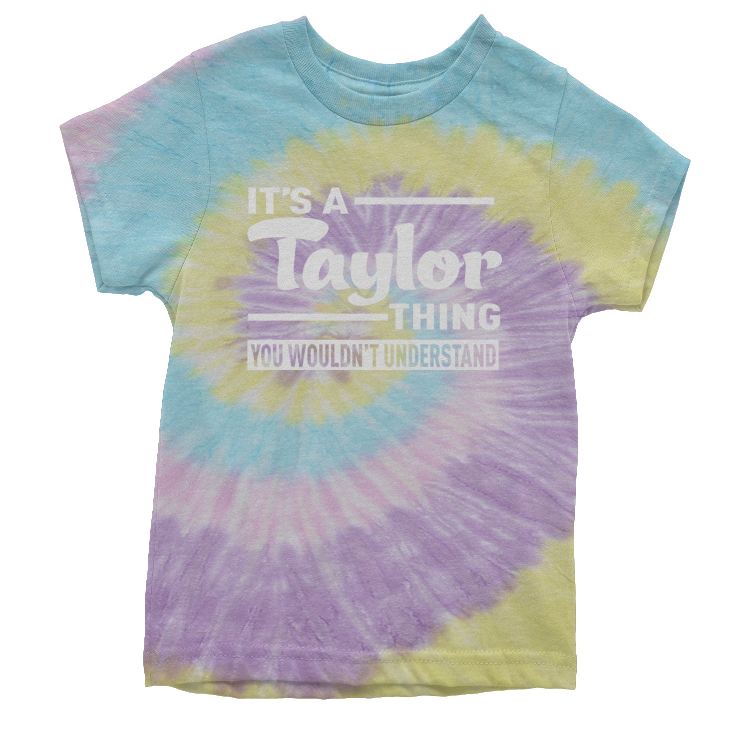 It's A Taylor Thing, You Wouldn't Understand TTPD Youth T-shirt Tie-Dye Jellybean