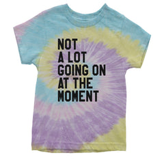 NOT A Lot Going On At The Moment Feeling 22 TTPD Youth T-shirt Tie-Dye Jellybean