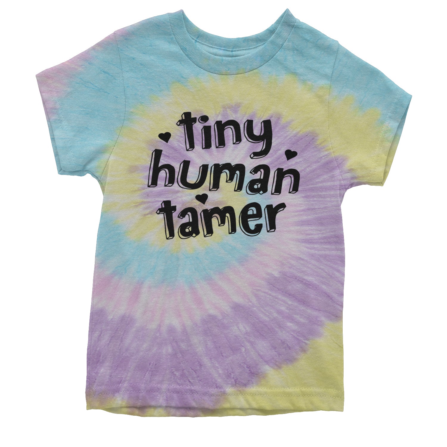 Tiny Human Tamer Teacher Youth T-shirt Tie-Dye Jellybean