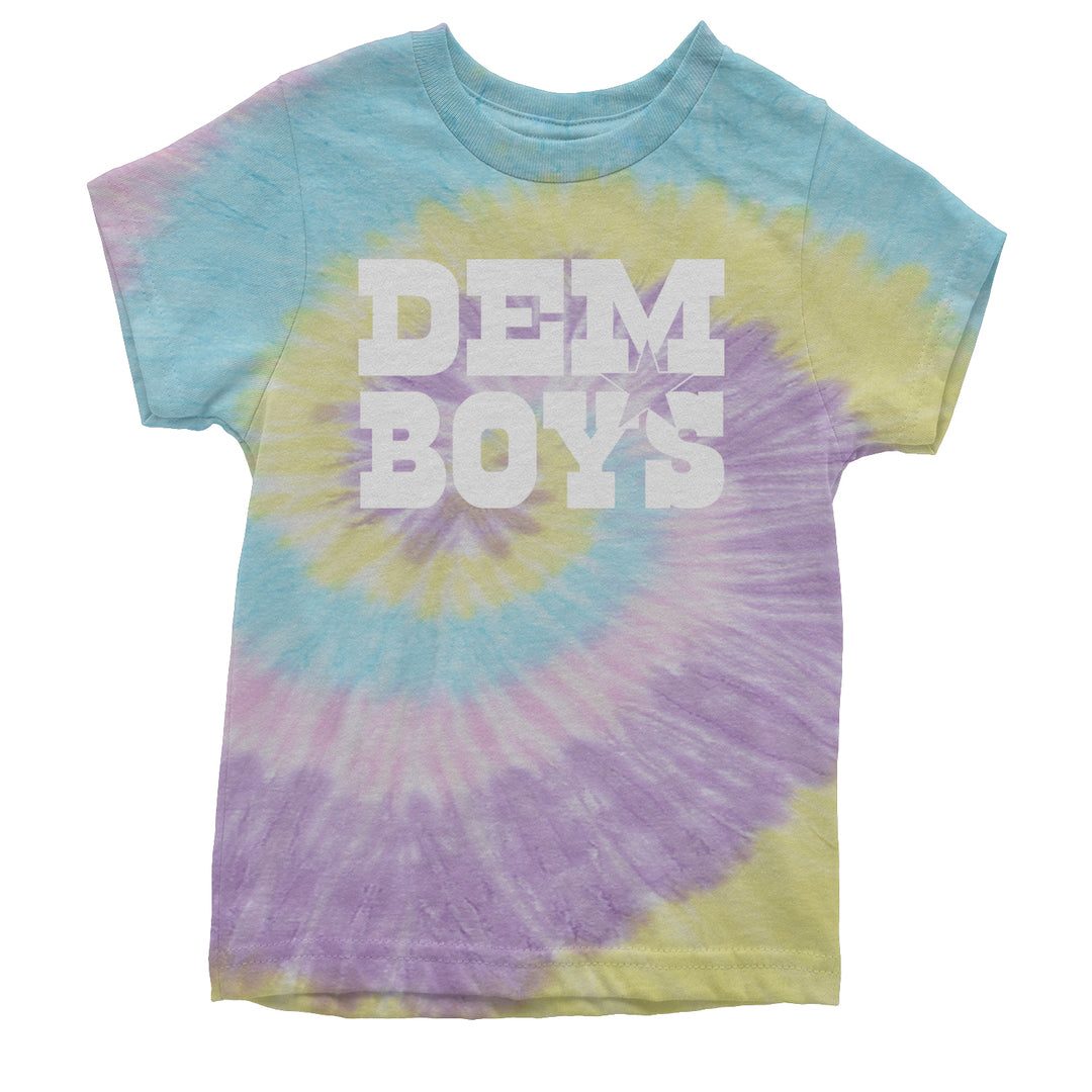 Dem Boys Dallas Football Youth T-shirt Tie-Dye Jellybean