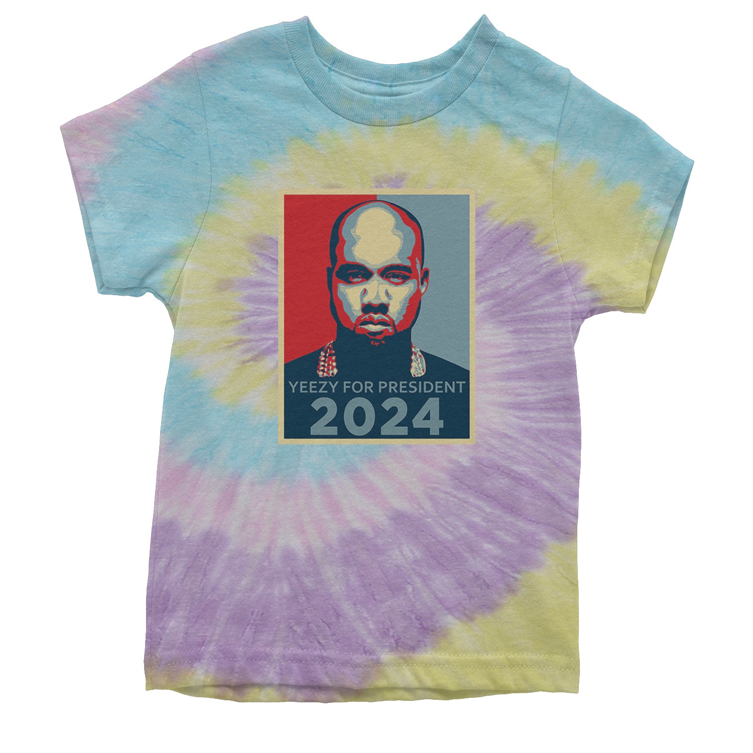 Yeezus For President Vote for Ye Youth T-shirt Tie-Dye Jellybean