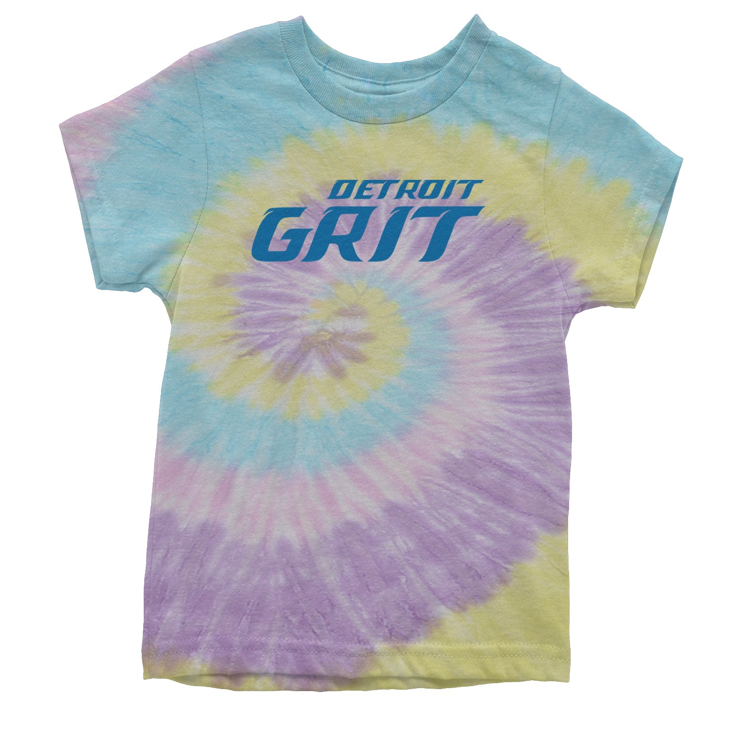 Grit Detroit Football Hard Knocks Youth T-shirt Tie-Dye Jellybean