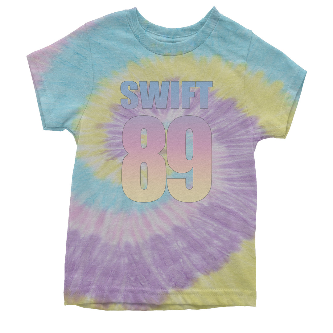 Lover Era Swift 89 Birth Year Music Fan TTPD Youth T-shirt Tie-Dye Jellybean