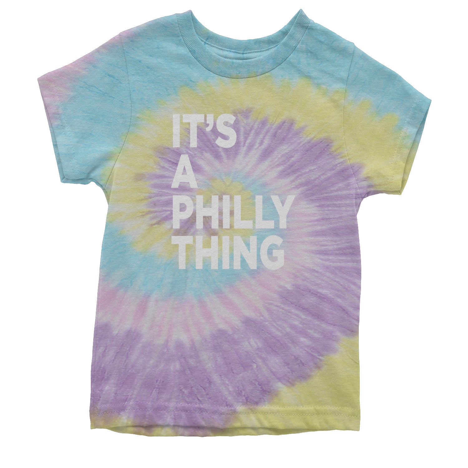 PHILLY It's A Philly Thing Youth T-shirt Tie-Dye Jellybean