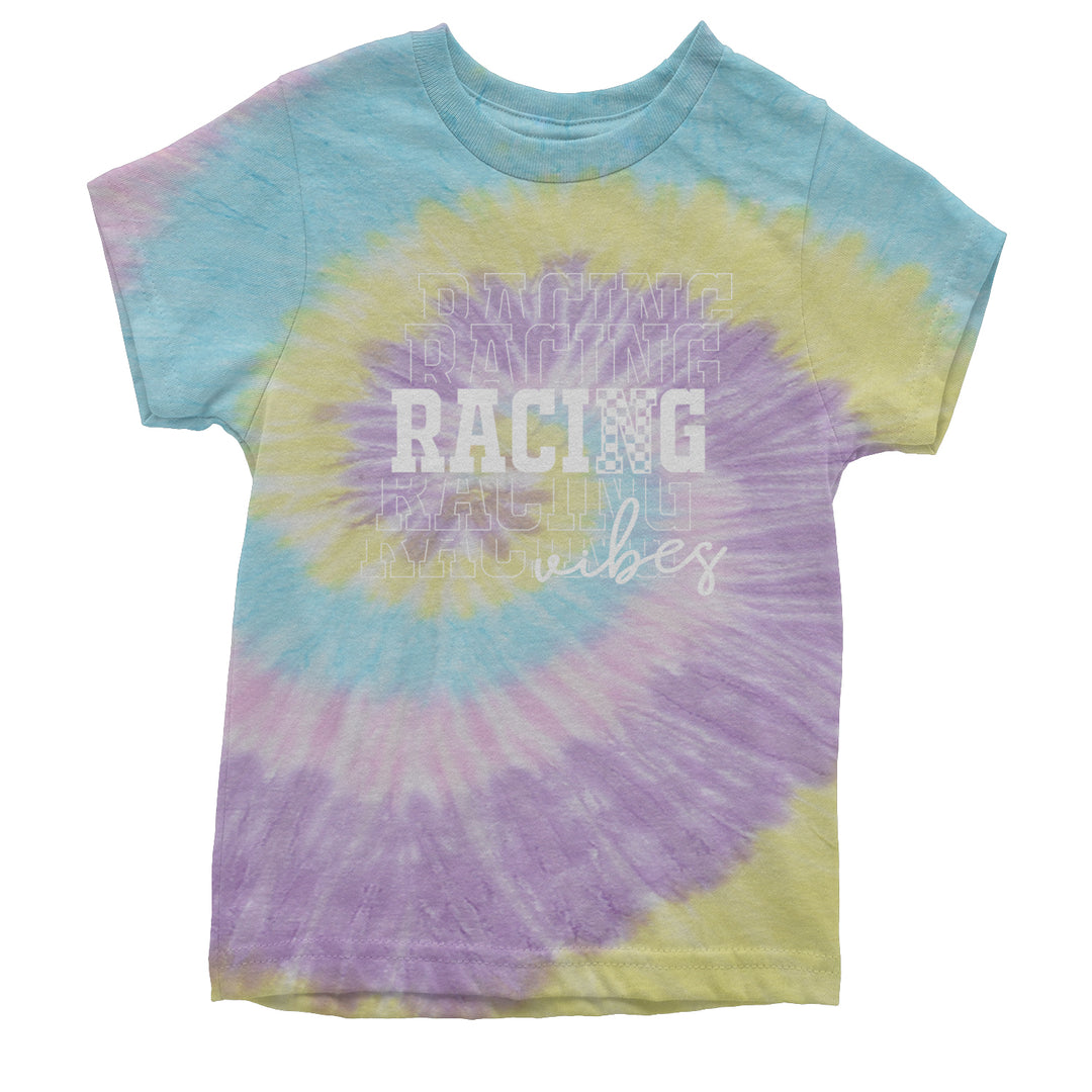 Racing Vibes Youth T-shirt Tie-Dye Jellybean