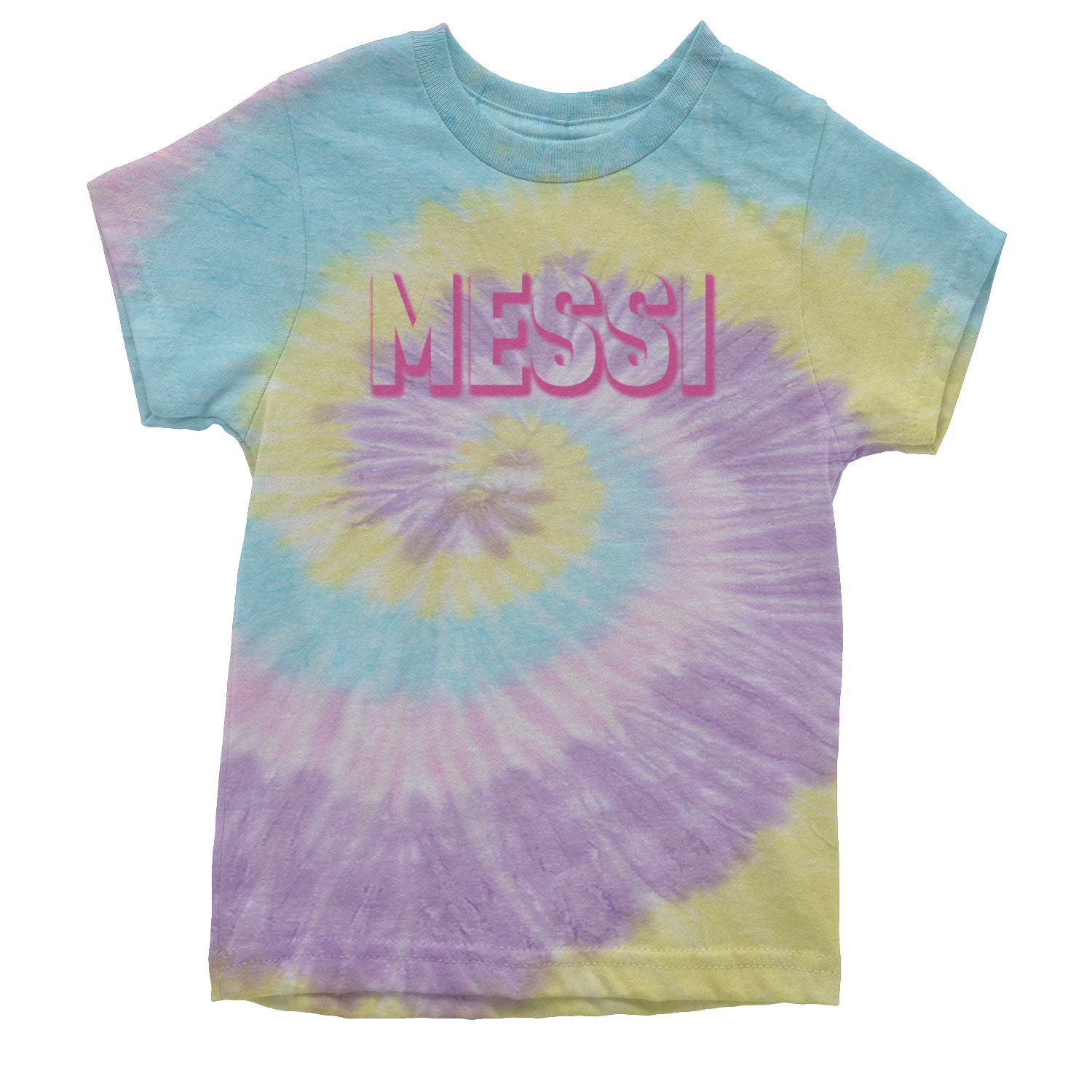 Messi OUTLINE Miami Futbol Youth T-shirt Tie-Dye Jellybean