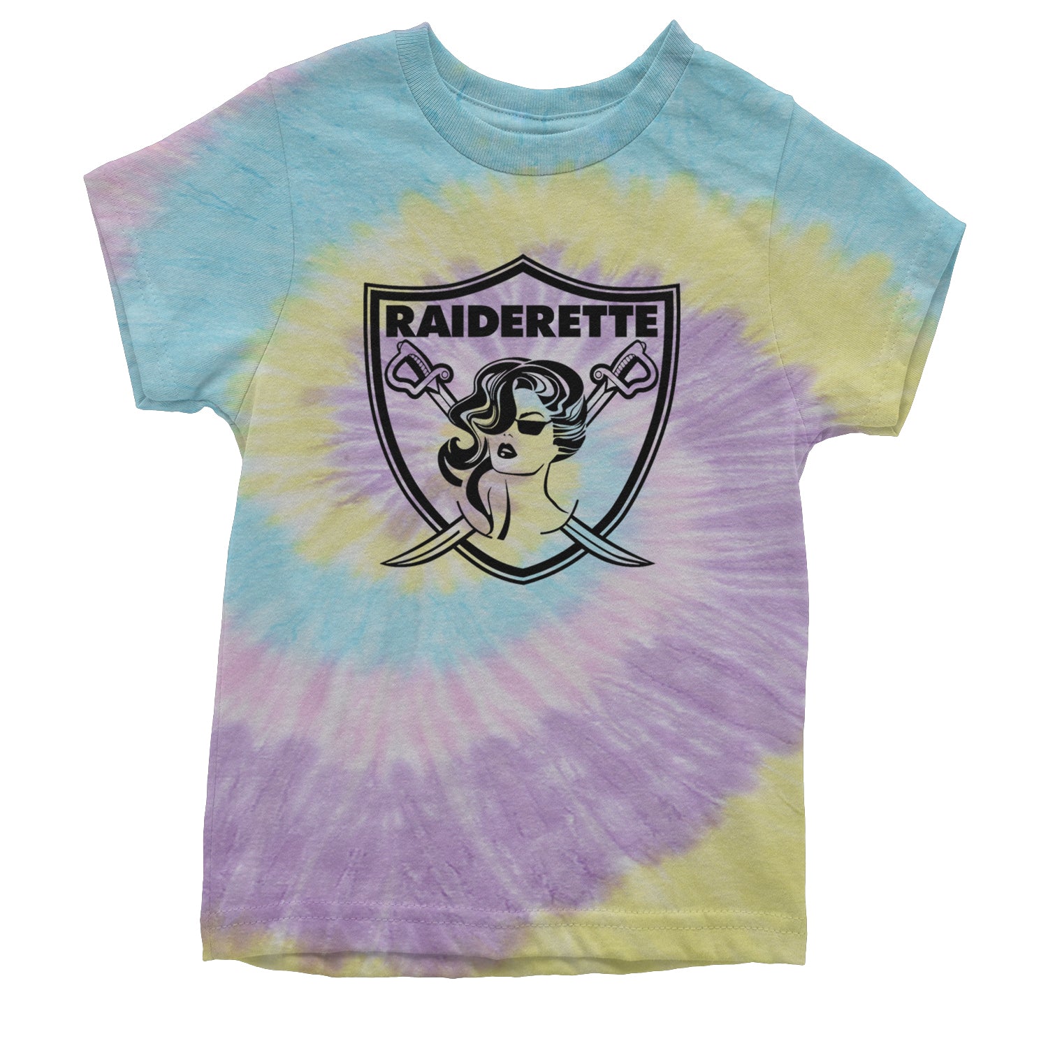 Raiderette Football Gameday Ready Youth T-shirt Tie-Dye Jellybean