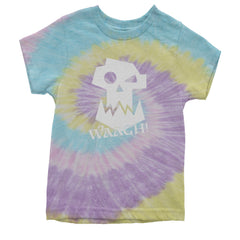 Ork Miniature Tabletop Wargaming Waagh Youth T-shirt Tie-Dye Jellybean