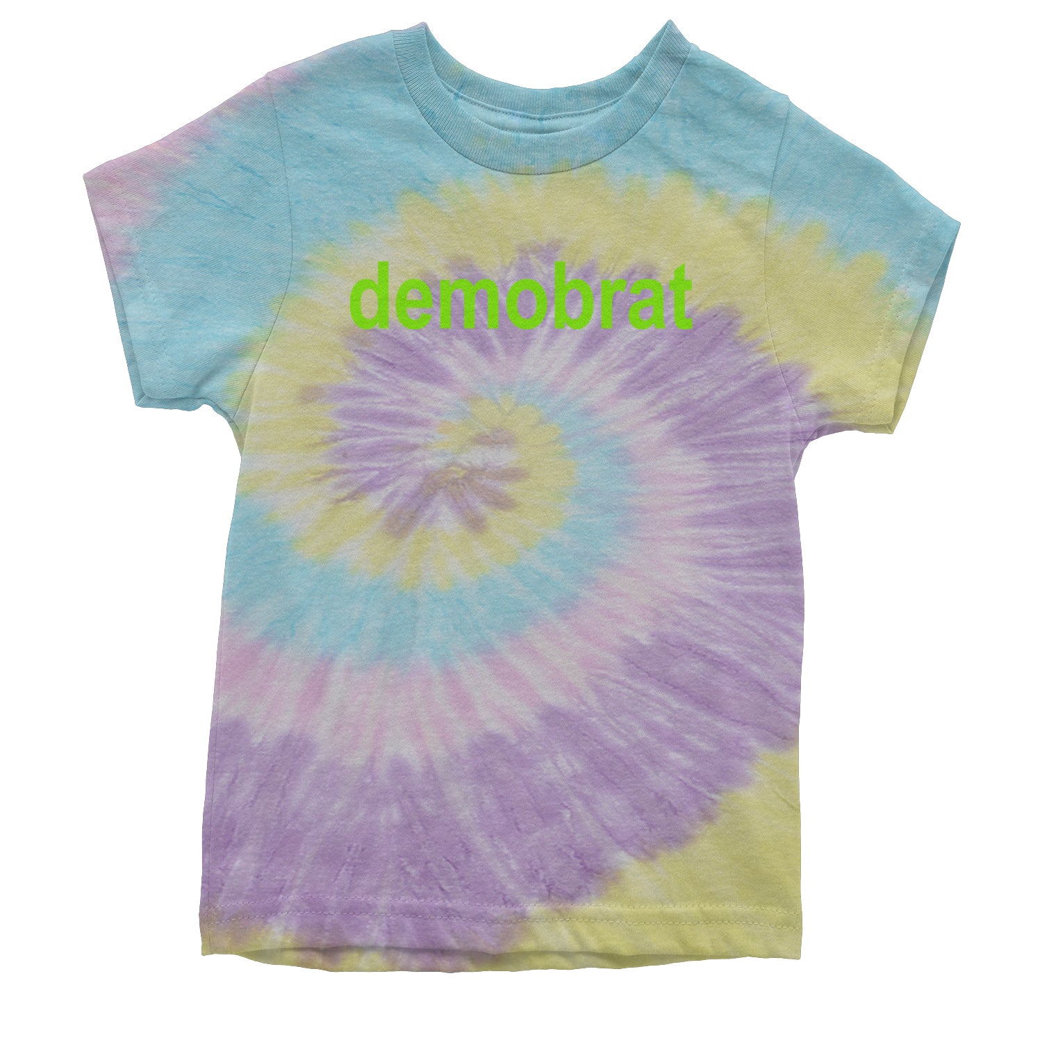 Demobrat Kamala Is Brat Vote Democrat Youth T-shirt Tie-Dye Jellybean