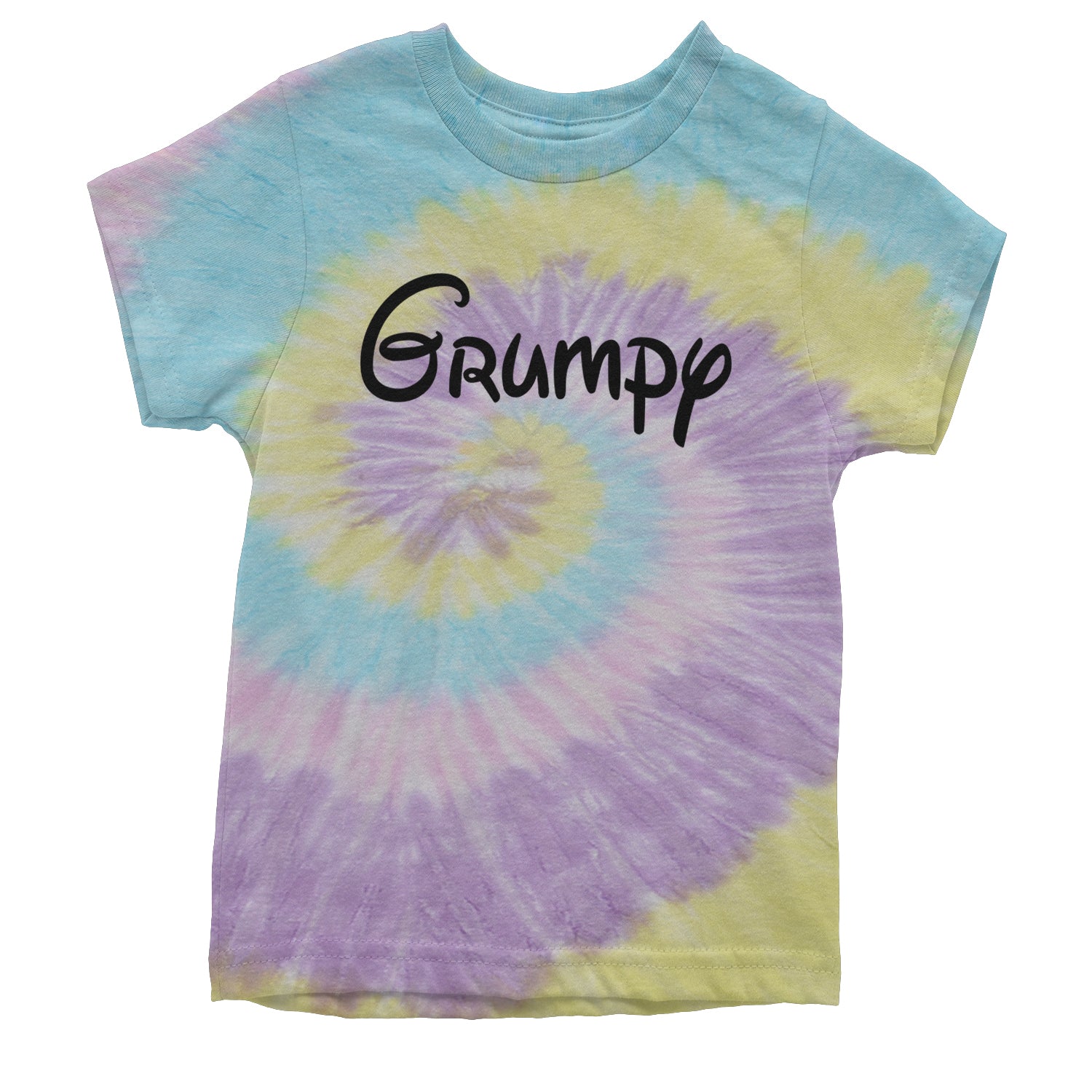 Grumpy - 7 Dwarfs Costume Youth T-shirt Tie-Dye Jellybean