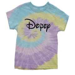 Dopey - 7 Dwarfs Costume Youth T-shirt Tie-Dye Jellybean