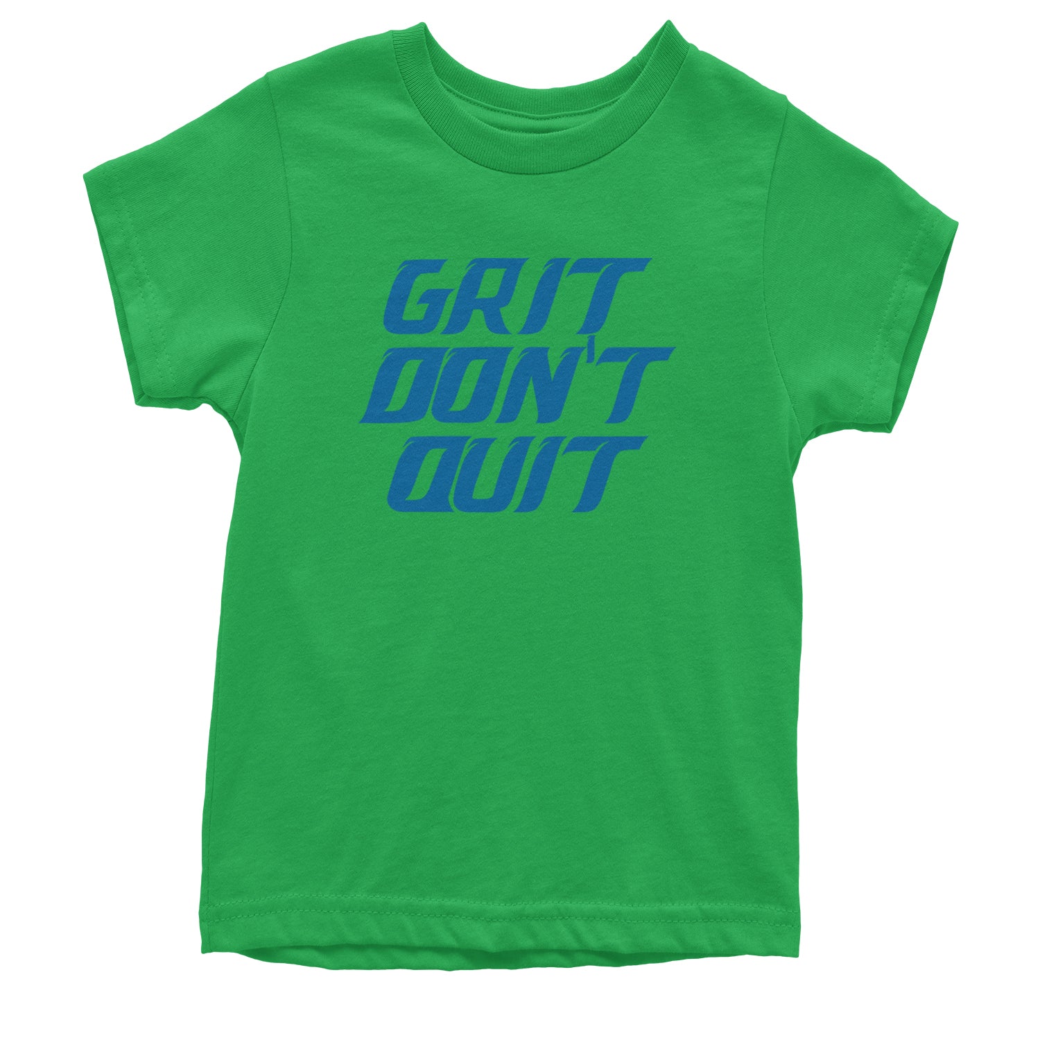 Grit Don't Quit Detroit Grit Youth T-shirt Kelly Green