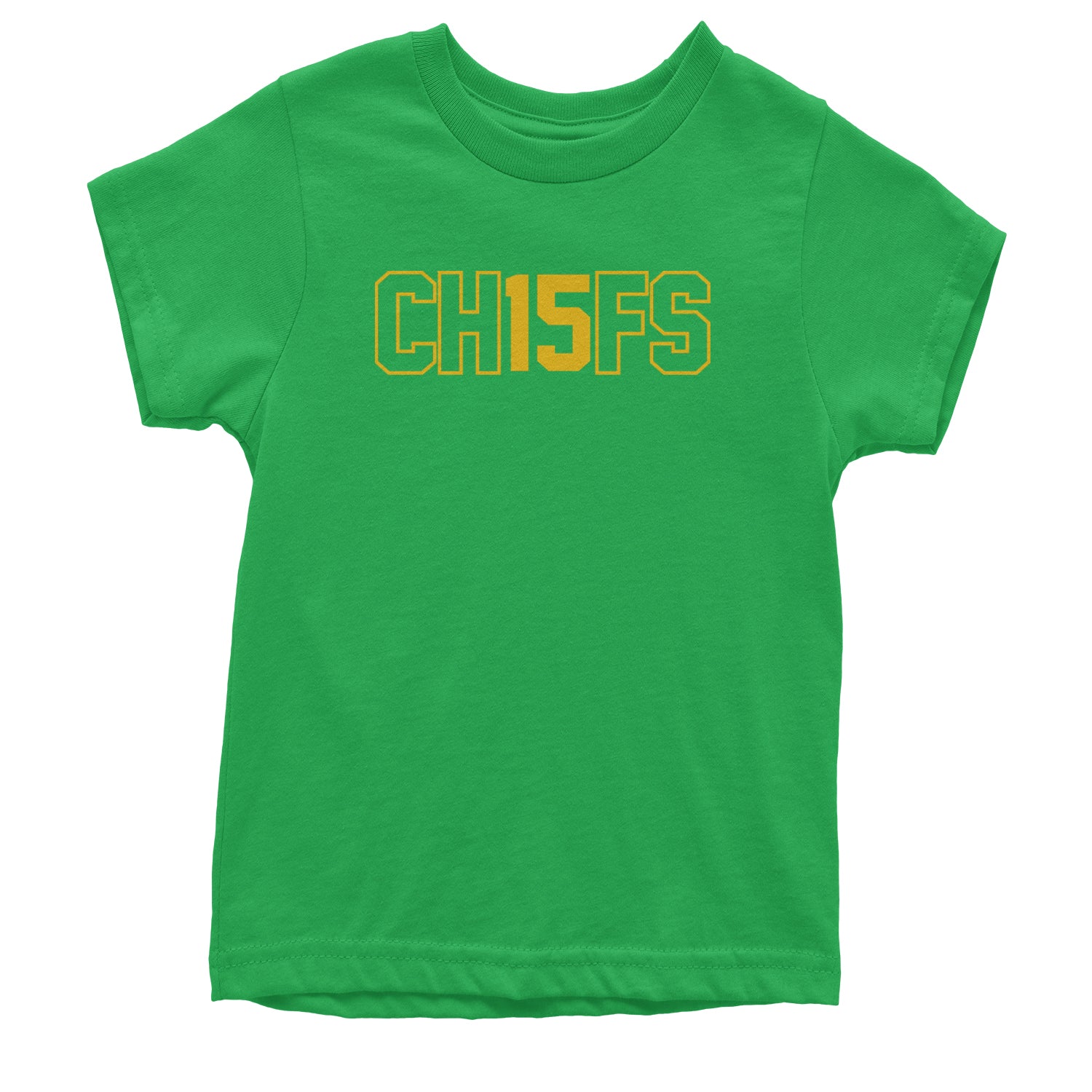 Ch15fs Chief 15 Shirt Youth T-shirt Kelly Green