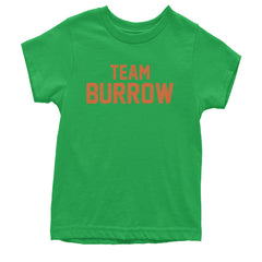 Team Burrow Cincinnati Youth T-shirt Kelly Green