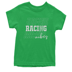 Racing Vibes Youth T-shirt Kelly Green
