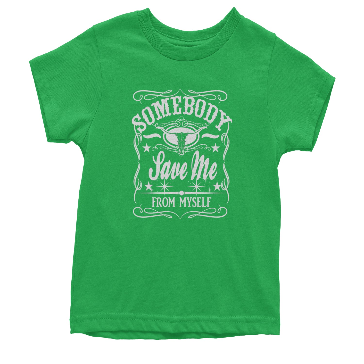 Somebody Save Me From Myself Son Of A Sinner Youth T-shirt Kelly Green