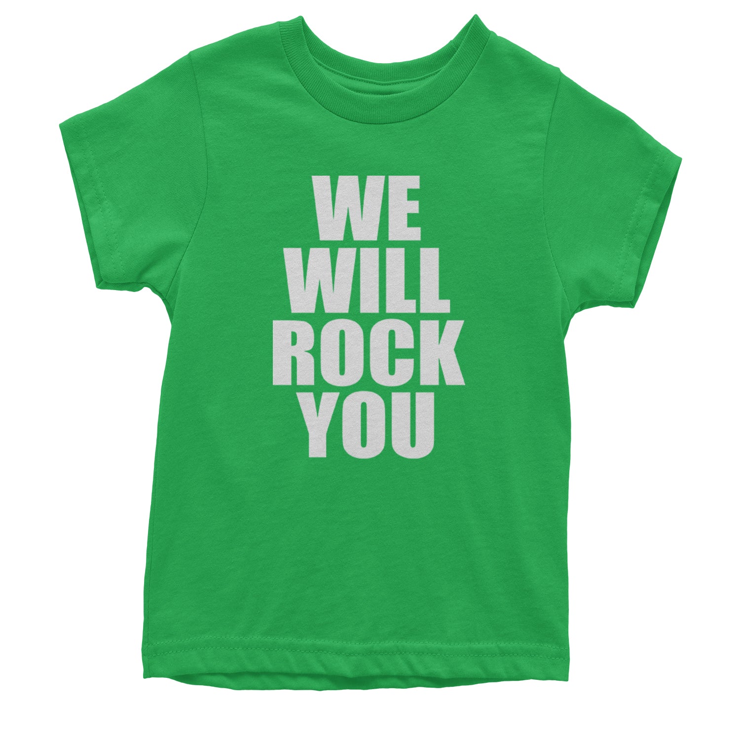 We Will Rock You Youth T-shirt Kelly Green