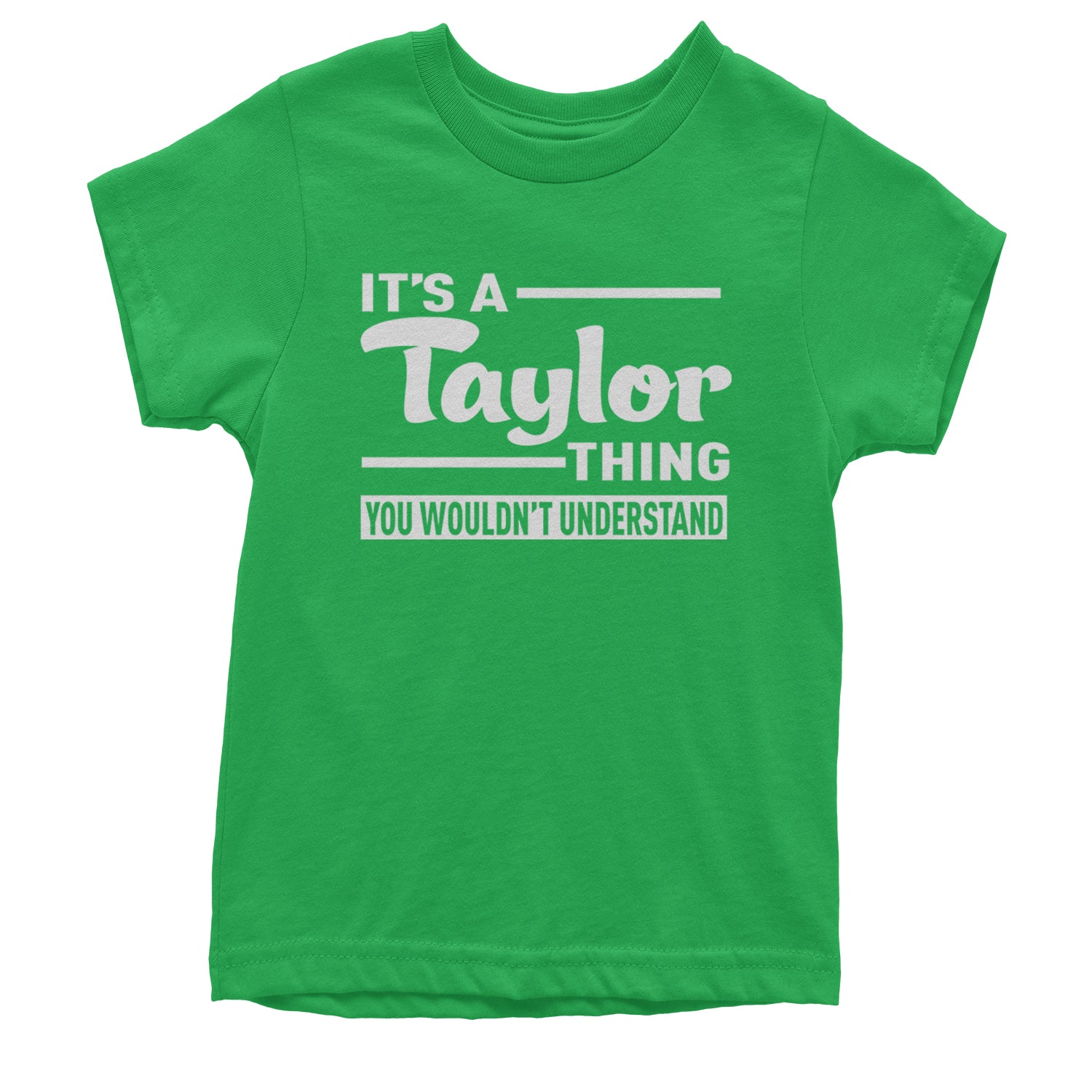 It's A Taylor Thing, You Wouldn't Understand TTPD Youth T-shirt Kelly Green